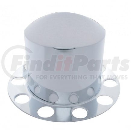 United Pacific 21211 Axle Hub Cover - Axle Cover Kit (Aluminum Wheel), Rear, Stainless, Dome