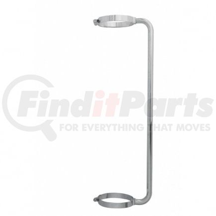 United Pacific 21252 Exhaust Stack Muffler Guard Grab Handle - 34", Chrome, 7" Clamp