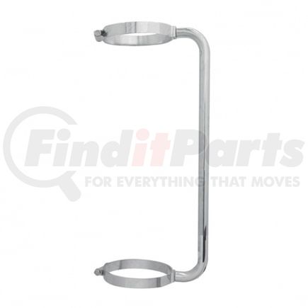 United Pacific 21256 Exhaust Stack Muffler Guard Grab Handle - 24", Stainless, 7" Clamp