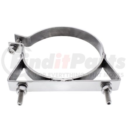 United Pacific 21296 Exhaust Clamp - 6", Stainless, for Kenworth