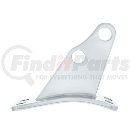 United Pacific 21325 Exhaust Bracket - Stainless, Angled, for Peterbilt