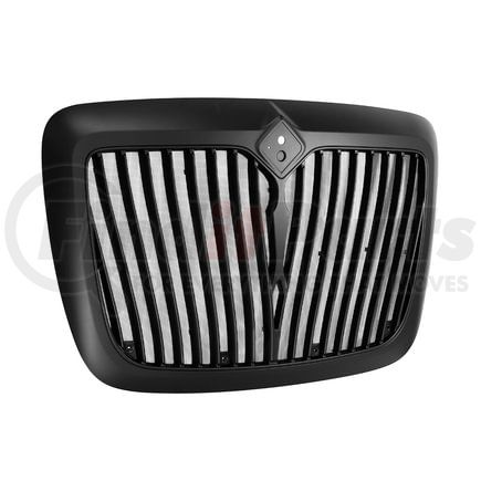 United Pacific 21459 Grille - Black, with Bug Screen, for 2006- 17 International Prostar