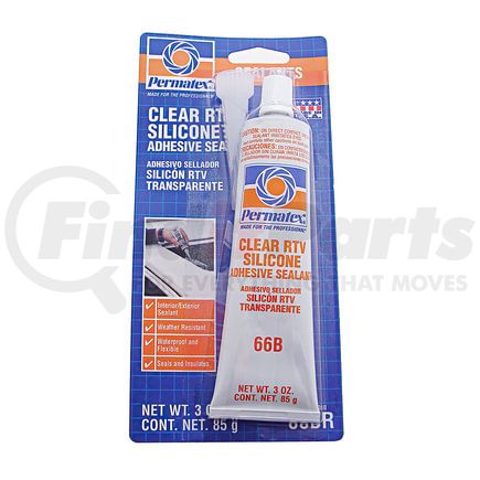 United Pacific 21718-2 Sealant - Clear RTV Silicon Adhesive, 3-Ounce Tube