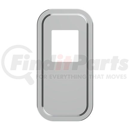 United Pacific 21730 Transmission Shift Lever Plate Base Cover - Stainless Steel, with Short Hood, for Peterbilt