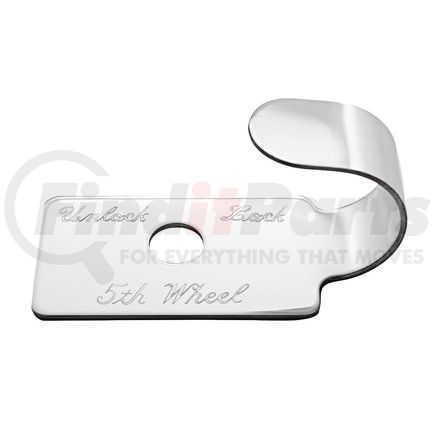 United Pacific 23002-1 Dash Switch Cover - Switch Guard, Stainless, without Holding Nut, Fifth Wheel, for Peterbilt 379