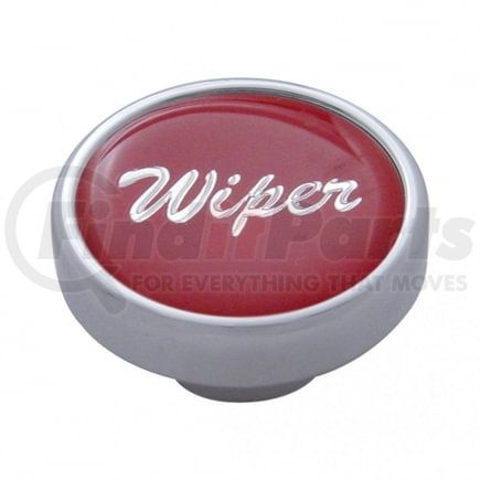 United Pacific 23205 Dash Knob - "Wiper", Red Glossy Sticker