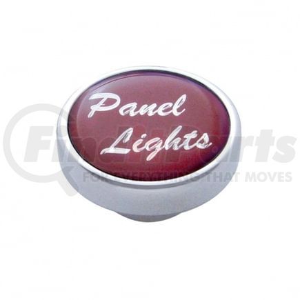 United Pacific 23219 Dash Knob - "Panel Lights", Red Glossy Sticker