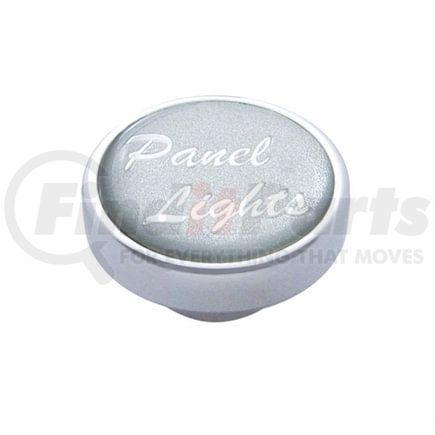 United Pacific 23220 Dash Knob - "Panel Lights", Silver Glossy Sticker