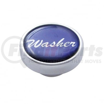 United Pacific 23209 Dash Knob - "Washer", Blue Glossy Sticker