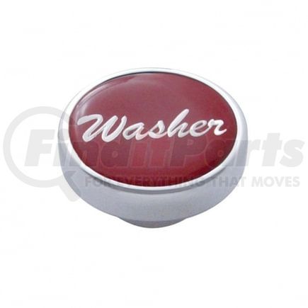 United Pacific 23212 Dash Knob - "Washer", Red Glossy Sticker