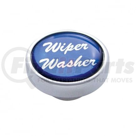 United Pacific 23244 Dash Knob - "Wiper/Washer", Blue Glossy Sticker