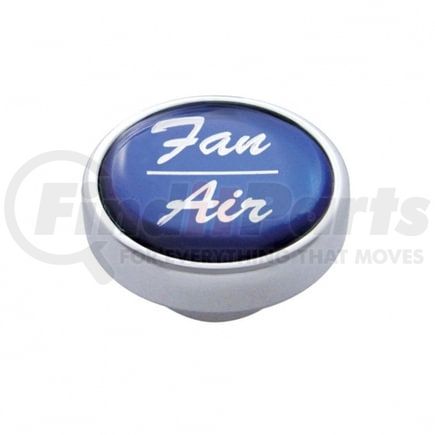 United Pacific 23250 Dash Knob - "Fan/Air", Blue Glossy Sticker