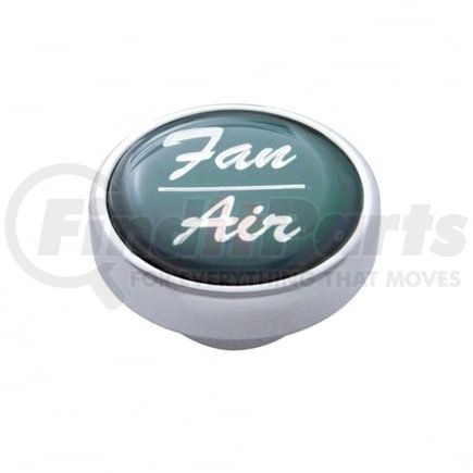 United Pacific 23251 Dash Knob - "Fan/Air", Green Glossy Sticker