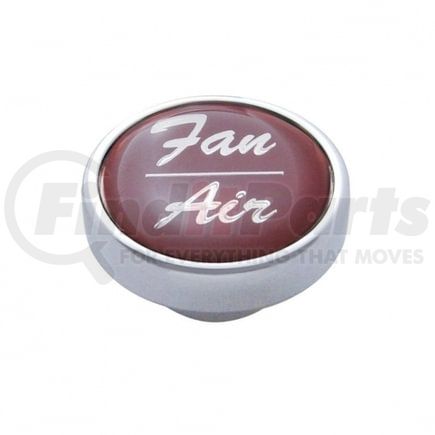 United Pacific 23252 Dash Knob - "Fan/Air", Red Glossy Sticker