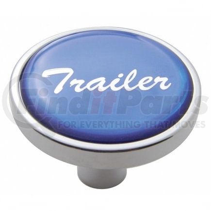 United Pacific 23297 Air Brake Valve Control Knob - "Trailer" Short, Blue Glossy Sticker