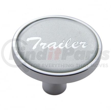 United Pacific 23301 Air Brake Valve Control Knob - "Trailer" Short, Silver Glossy Sticker