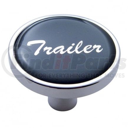 United Pacific 23296 Air Brake Valve Control Knob - "Trailer" Short, Black Glossy Sticker