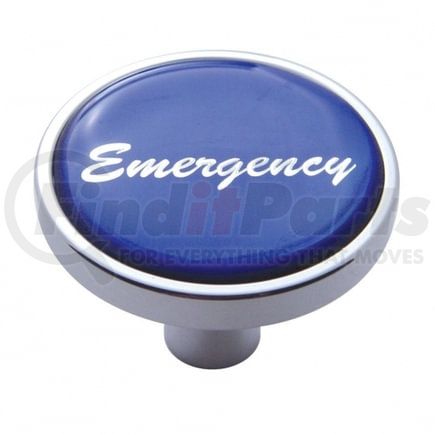 United Pacific 23305 Air Brake Valve Control Knob - "Emergency" Short, Blue Glossy Sticker