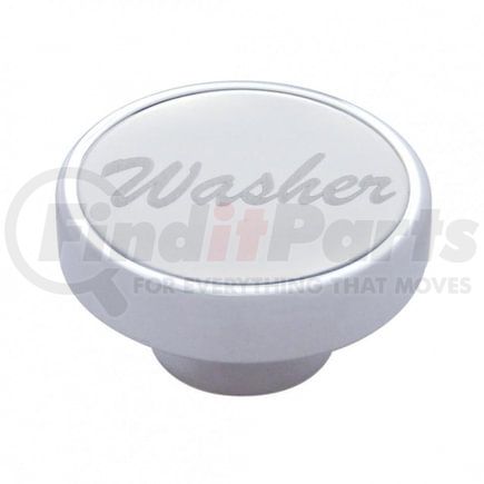 United Pacific 23533 Dash Knob - "Washer", Stainless Plaque