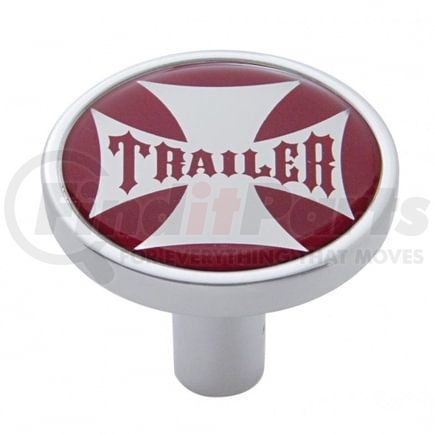 United Pacific 23679 Air Brake Valve Control Knob - "Trailer" Long, Red Maltese Cross Sticker