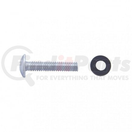 United Pacific 23795 Window Sill Screw Set - Chrome, for Peterbilt