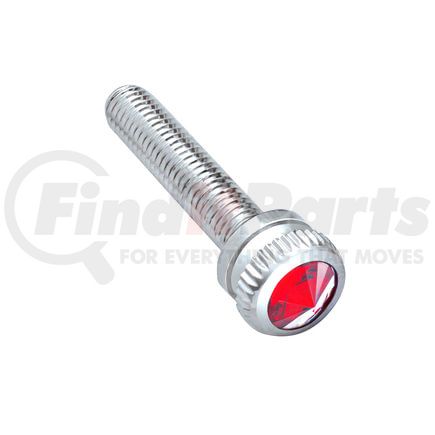 United Pacific 23870 Dash Panel Screw - 6-Pack, M5-0.8, with Red Crystal, for Kenworth