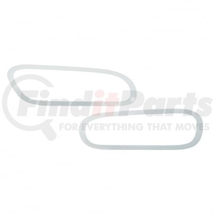 United Pacific 29025 Exterior Door Handle Trim - Stainless, Peterbilt 567/579