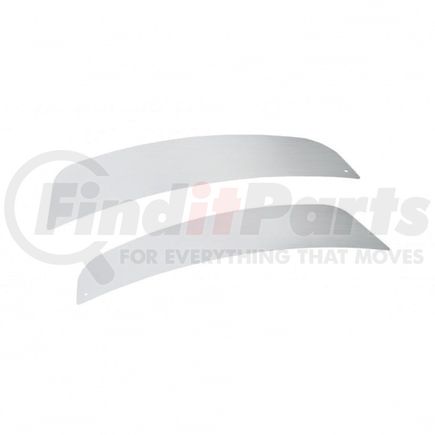 United Pacific 29041 Headlight Trim Panel - Stainless Steel, Above Headlight Fender, for Kenworth T600