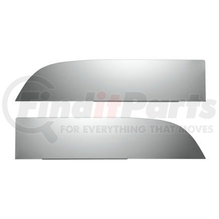 United Pacific 29057 Window Trim - Stainless, 8" Chopped, for Kenworth T680/T880 Trucks