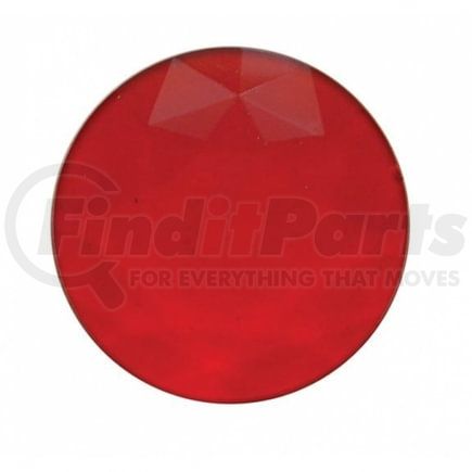 United Pacific 30809 Dome Light Lens - Dome/Map Light Lens, 1 3/8", Plastic, Red