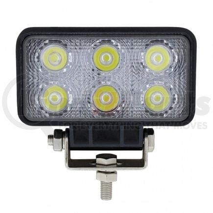 United Pacific 36510 Driving/Work Light - Vehicle-Mounted, LED, Rectangular, 6 High Power, LED