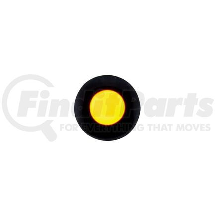 United Pacific 36517B Dash Indicator Light - Single LED, Snap-In, Amber