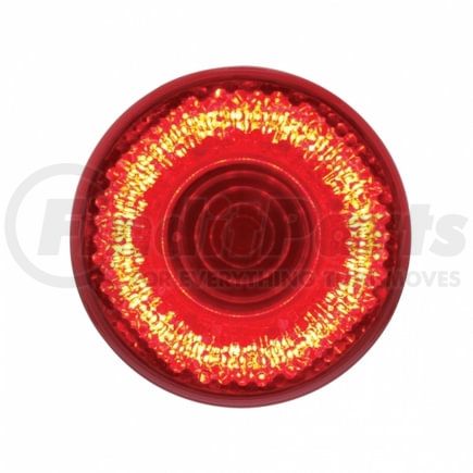 United Pacific 36525 Clearance Light - 2" Round Mirage Light, 9 LED, Red LED/Lens