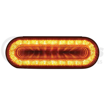 United Pacific 36657 Turn Signal Light - 24 LED 6" Oval Mirage, Amber LED/Amber Lens