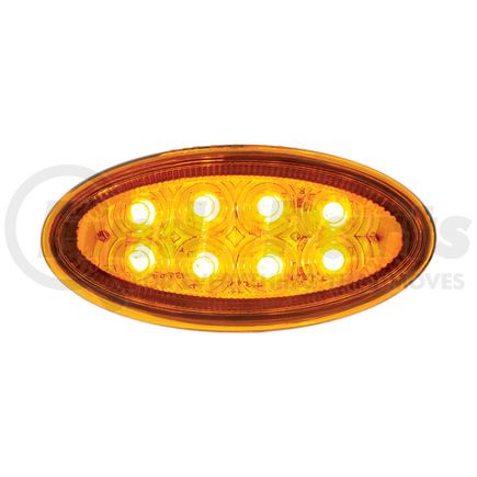 United Pacific 36810 Turn Signal / Parking Light - Fender, 8 LED, Amber LED/Lens, For Peterbilt 386 (2006-14) and 387 (2006-10)