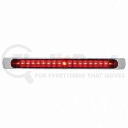 United Pacific 36833 Brake/Tail/Turn Signal Light - 19 LED 17", Bar, with Bezel, Red LED/Red Lens