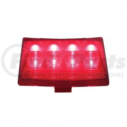 United Pacific 37204 Fender Light - Fender Tip Light, 8 LED Harley, Red LED/Red Lens