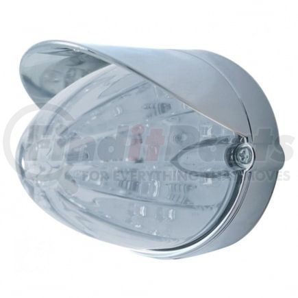 United Pacific 37712 Auxiliary Light - 19 LED Watermelon Grakon 1000 Flush Mount Kit, with Visor, Amber LED/Clear Lens