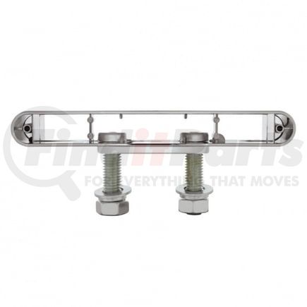 United Pacific 37880B Light Bar Housing - Chrome, Double Face