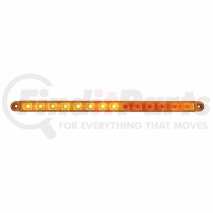 United Pacific 37896B Light Bar - Sequential, Auxiliary Light, Amber LED and Lens, Amber/Plastic Housing, 14 LED Light Bar