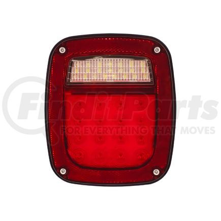 United Pacific 38491B Brake/Tail/Turn Signal Light - LED Universal Combination Tail Light, with License Light & Side Marker