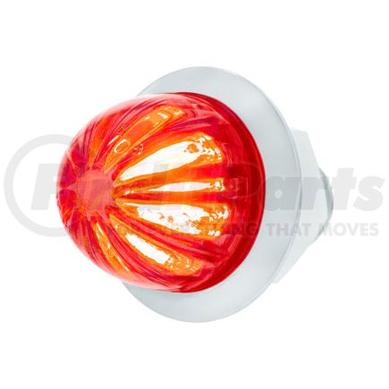 United Pacific 39228 Clearance Light - 2 LED, Mini Watermelon, Red LED/Lens, Dual Function