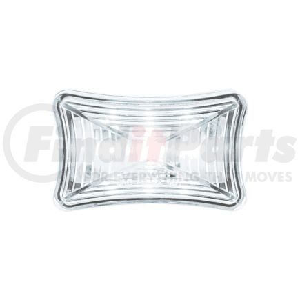 United Pacific 39249 Auxiliary Light - 3 LED, Rectangular, White LED, Clear Lens, 2 Wires, with Bullet Connectors