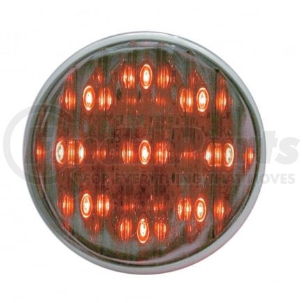 United Pacific 39581 Auxiliary Light - 9 LED, 2", Red LED/Chrome Lens