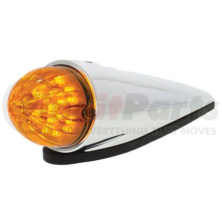 United Pacific 39823 Truck Cab Light - 19 LED Bullet Watermelon Grakon 1000, Amber LED/Amber Lens