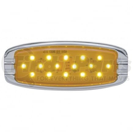 United Pacific 39939 Clearance/Marker Light - 16 LED, Retro ,Amber LED/Amber Lens, Flush Mount