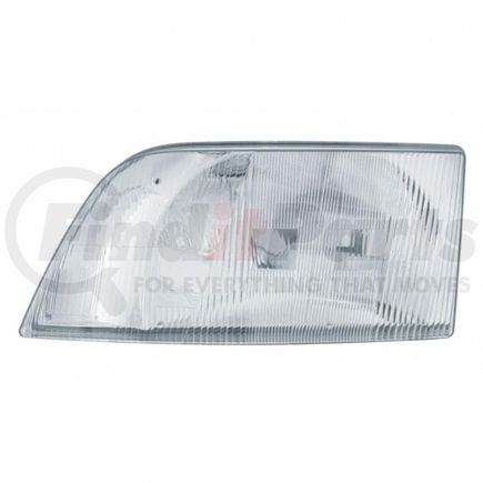 United Pacific 31310 Headlight Assembly - LH, Chrome Housing, for 1996-2003 Volvo VN