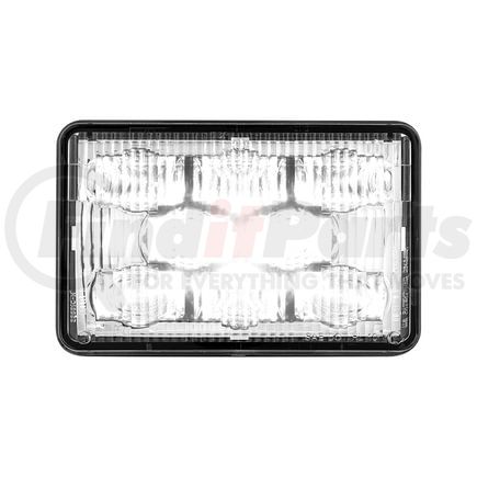United Pacific 31359 ULTRALIT 8 High Power LED 4" x 6" High Beam Rectangular Headlight
