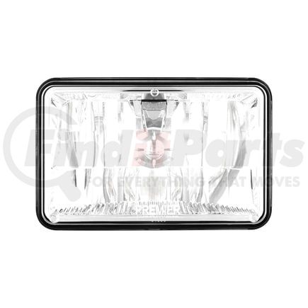 United Pacific 31397 Headlight - 1 High Power, LED, RH/LH, 4 x 6" Rectangle, Chrome Housing, High Beam