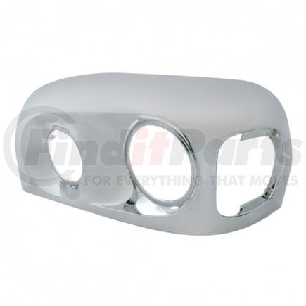 United Pacific 32198 Headlight Bezel - LH, Chrome, for Freightliner Century